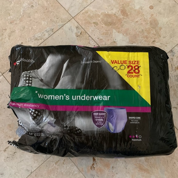 CVS Health Other Open Pack Wms Underwear Shaped Core For A More